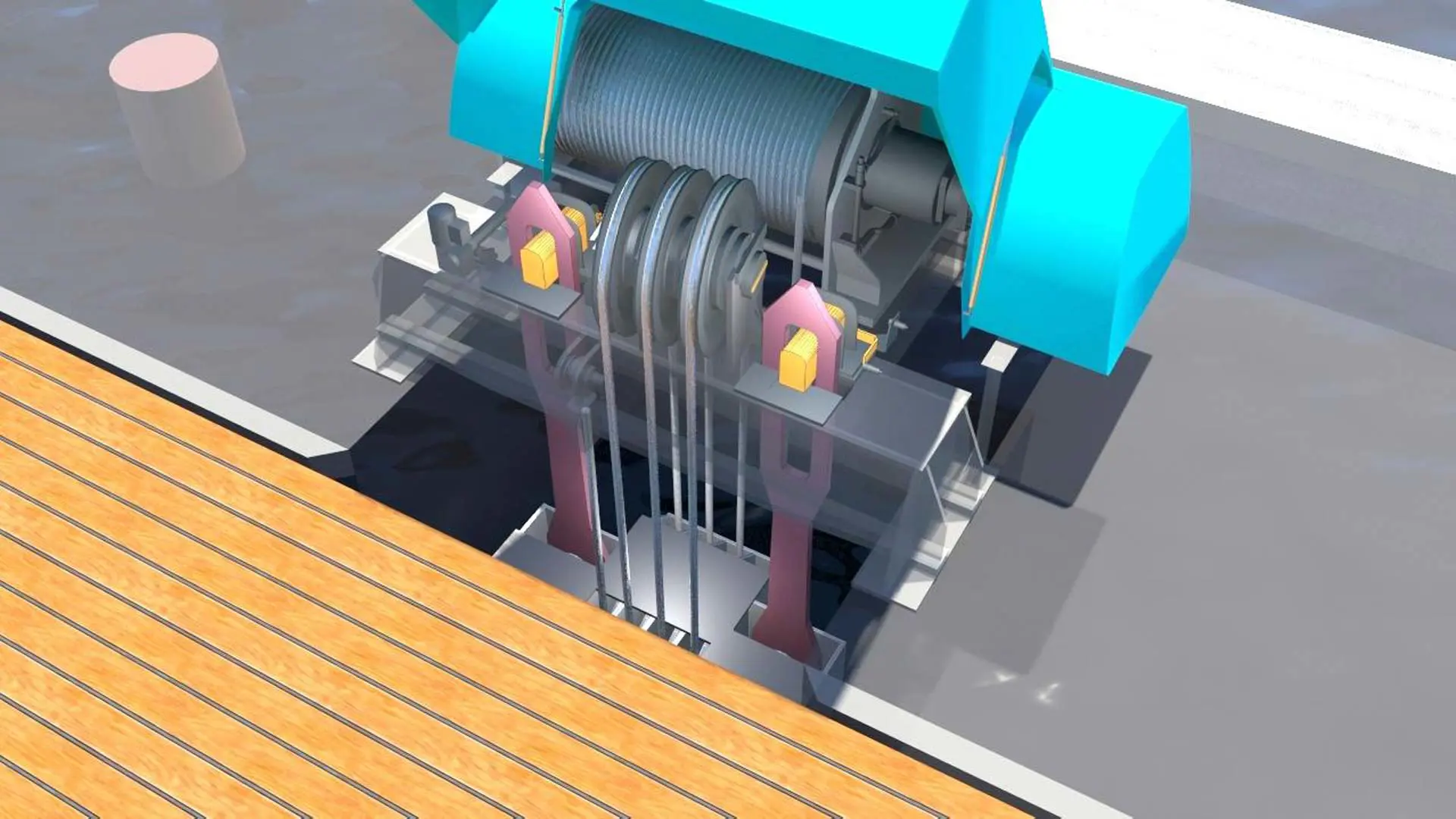 reder of shiplift side lock