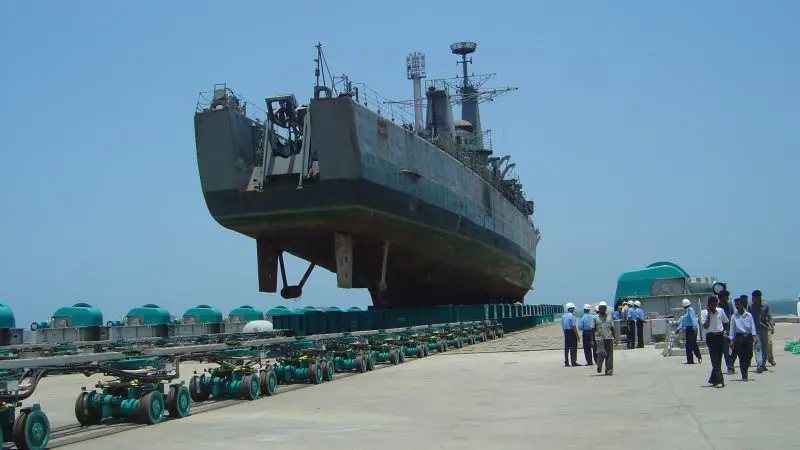 Picture of fluid bed transfer system at Project Seabird (NSRY KARWAR)