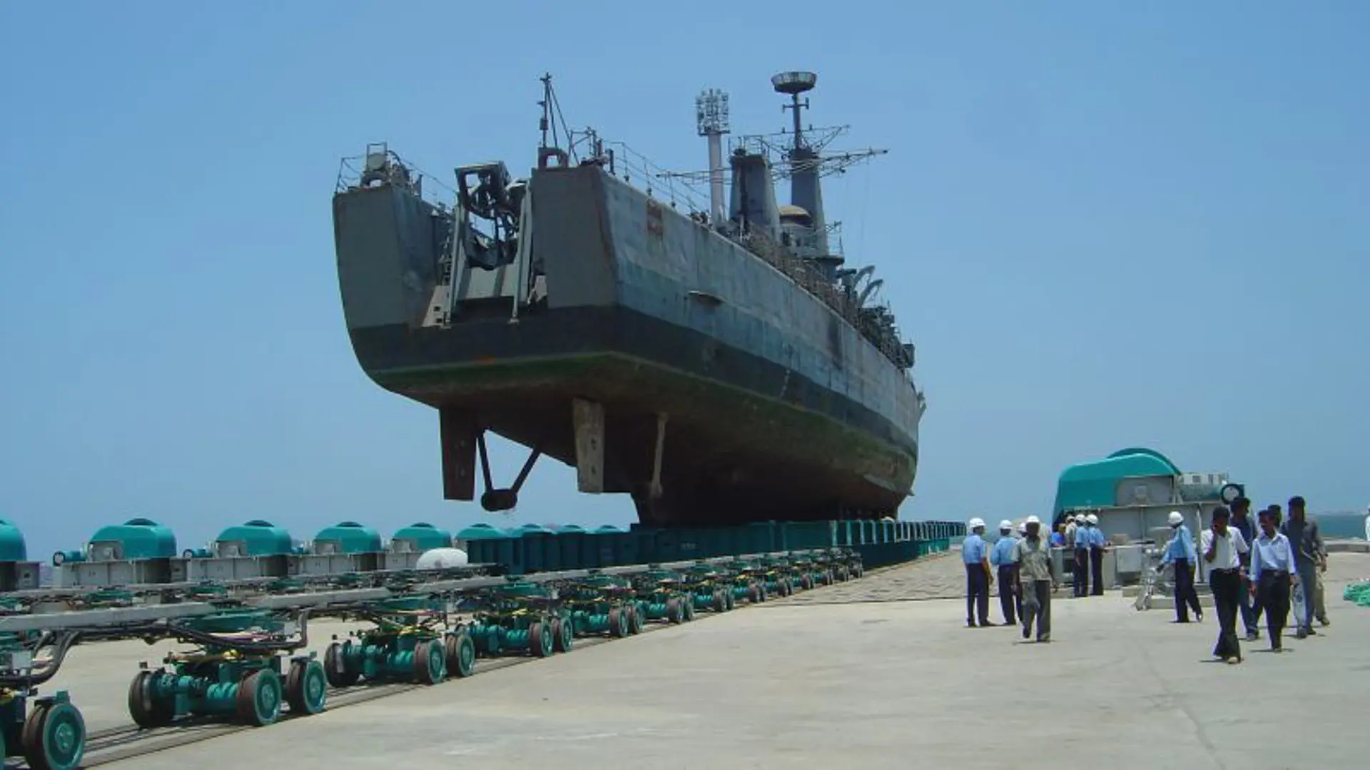 Picture of fluid bed transfer system at Project Seabird (NSRY KARWAR)