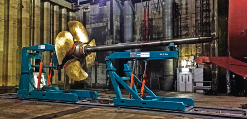 propeller puller with propeller pulled